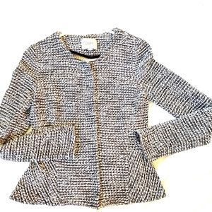 Cardigan zip up jacket Ann Taylor loft women's xs